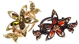 L. Erickson Small Jeweled Double Pinch Jaw
