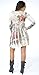 Fancy Cool Knit Sweater Dress with Vintage Graphic Design Print from Hot Fash Dresses - EDDY Ivory image 1