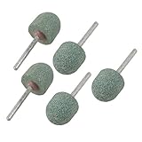 uxcell マウントポイント 半円ヘッド 0.12"直径 シャンク 研磨材 グリーン 4本