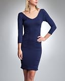 41MNl4UXBIL. SL160  Ruched Panel Dress   BLUE SATIN (P/S)