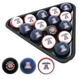 Arizona Wildcats Officially Licensed NCAA Billiard Balls by Frenzy Sports