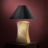 Justice Design 0103-SLHY-SRBK, Quarry Ceramic Table Lamp, 1 Light, 150 Total Watts, Yellow Slate
