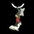 Holiday Corgi Keychain