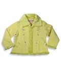 Cappuccino - Girls Faux Suede Jacket, Banana