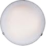 Circolo 16" Wide Simple White Ceiling Light Fixture