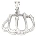 Sterling Silver Cubic Zirconia Allah Iced Out Pendant