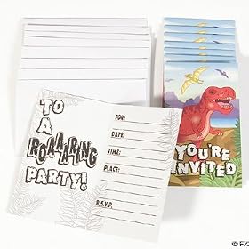Dinosaur Invitations (8 pc)