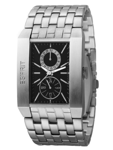 Esprit Herrenuhr PRIME TIME NIGHT BLACK SILVER 4431979 Preisvergleich