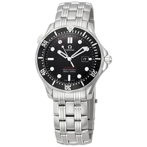 Omega Men's 212.30.41.61.01.001 Seamaster Black Dial Watch (Watch)
