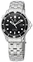 Omega Men's 212.30.41.61.01.001 Seamaster Black Dial Watch