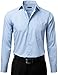 IDARBI Men's Regular Fit Color Longsleeve Dress Shirt