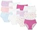Fruit of the Loom Girls 2-6x 12 Pack Girls Wardrobe Cotton Brief,Multi,6