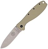 Blue Ridge Knives Desert Tan/Stonewash Zancudo Framelock Folder Designed By ESEE