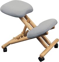 Wooden Ergonomic Kneeling Posture Office Chair [WL-SB-101-GG]