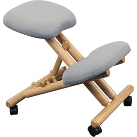 Wooden Ergonomic Kneeling Posture Office Chair [WL-SB-101-GG]