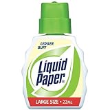 Liquid Paper Stock Colors Correction Fluid, .6 Ounce, Ledger Buff PAP56601
