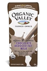 Organic Valley, Reduced Fat Chocolate Milk (2% Milkfat), 33.8-Ounce Aseptic Cartons (Pack of 12)