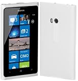 Cimo Gloss Back Flexible TPU Case for Nokia Lumia 900 (AT&T) - White