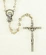 13" Silver Tone Rosary with 4mm Metal Beads, Mary Centerpiece, and Crucifix - Imported from ITALY 13" Silver Tone Rosary with 4mm Metal Beads, Mary Centerpiece, and Crucifix - Imported from ITALY