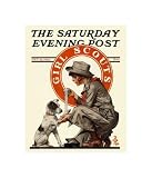 Girl Scout, c.1924 Giclee Poster Print by Joseph Christian Leyendecker, 12×14
