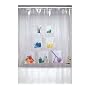 Splash Home Pocket Mesh Shower Curtain