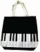Piano Keyboard Tote Bag