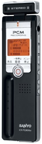 SANYO デジタルボイスレコーダー DIPLY TALK ICR-PS390RM(ブラック)