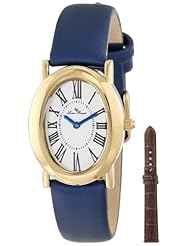 Lucien Piccard Womens LP-12002-YG-02S-BL Aneto Analog Display Japanese Quartz Blue Watch Set