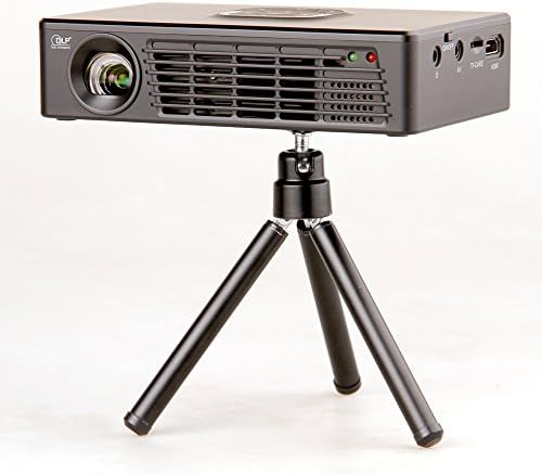 AUN 2200 Lumens Osram LED Projector 1280*800 (Free HDMI) 1700mAH Built In Battery Ultra Short Throw for Home Theater Mini Projector