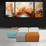 Modern Oil Painting on Canvas -Emerald Lava