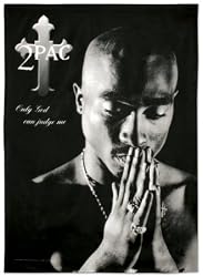 Tupac - Only God Textile Poster Flag