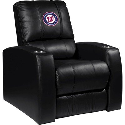 Home Theater Recliner with MLB Logo Panel Team: Washington Nationals