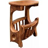 Teak Wood Magazine Rack And Console Table Top