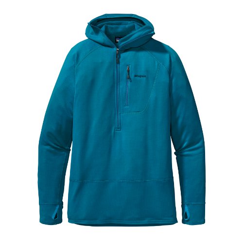 Patagonia Herren Fleecejacke R1 Hoody, grecian blue, XS, 40072