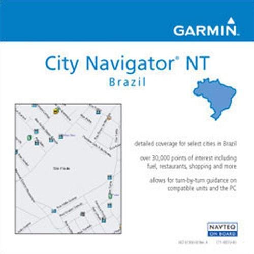 Garmin City Navigator for Detailed Maps of Brazil (microSD/SD Card)