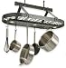 Lighted Pot Rack Oval with Grid 3hs