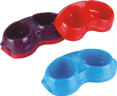 GSI Quality Pet Food Dish Bowl For Cats, Kittens, Dogs And Puppys, Strong Polypropylene Stop Skid Material - For Feeding And Watering - Colors May Vary