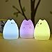 Mystery Kids Nightlight, Children Night Light, Cute Cat LED Lamp, Bedroom Touch Lamps, Colorful Nursery Lights With USB Charging, 3 Lighting Modes