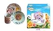 Disney Fairies 3 Pc Porcelain dinner Set in Printed Gift box