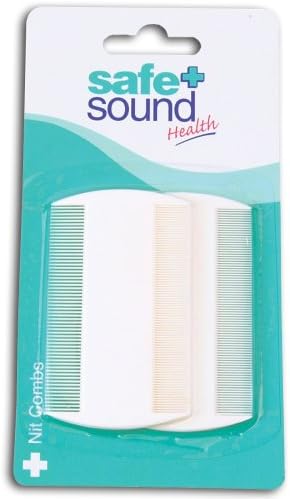 Nitcombs Safe & Sound Dust Combs 2 White