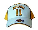 New NBA Store Los Angeles Lakers Karl Malone #11 Hat Cap - White/Gold