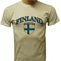 Finland Flag Crest T-shirt, Finland T-shirt, Finland Soccer T-shirt