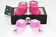 Nike Air Jordan 2 Pairs born Infant Baby Girl Booties Socks Pink w/Air Jordan Logo Size 0-6 Months from Air Jordan
