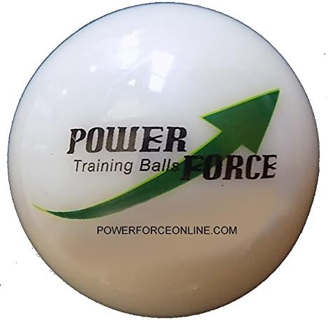Power Force Weighted Baseball | 3" Diameter - 15 oz | Weighted Training Baseballs for Batting