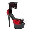6 Inch Sexy High Heel Platform Shoes Lace Ankle Strap Open Toe Sandal Shoes Penthouse Shoes