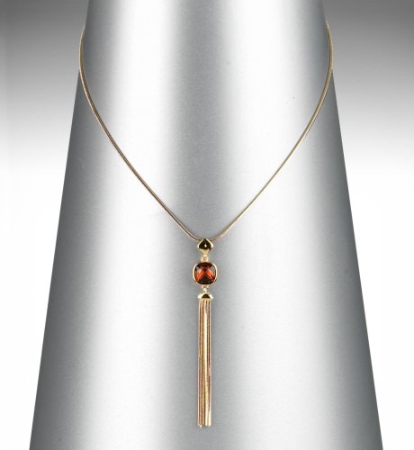 Drop Tassle Pendant Necklace