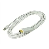 Produkt-Bild: KanaaN Mini-DisplayPort zu HDMI 1080p Kabel 3,0 m - Video- und Audio-&Uuml;bertragung - wei&szlig;