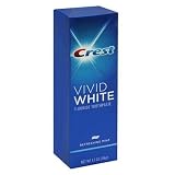 Crest Vivid White Fluoride Toothpaste, Refreshing Mint , 4.1-Ounce Tubes (Pack of 4)