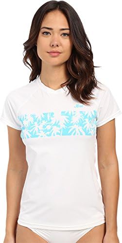XCEL Wetsuits Women's Kunia VENTX UV Short Sleeve White T-Shirt 12 (XL)