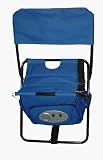 Kaitanrest Chair with Radio Cooler Bag Portable Beach Chair Camping Chair Pool Side Chair